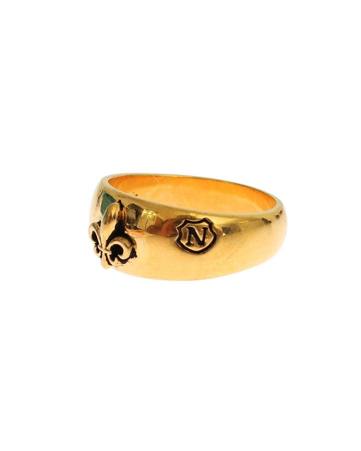 NIALAYA Gold Plated Sterling Silver Ring 63 EU Men