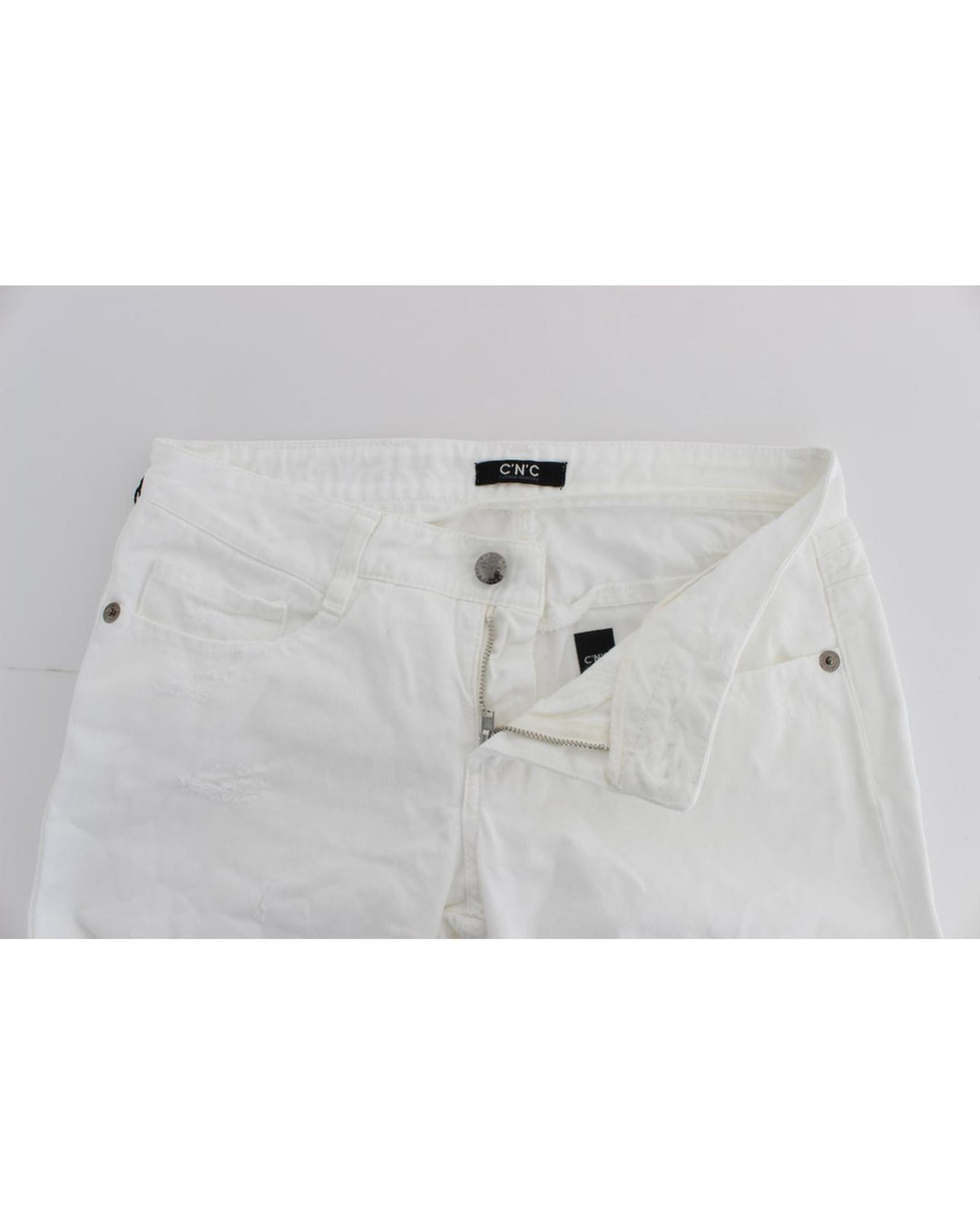 CoSTUME NATIONAL CNC Jeans - Slim Fit White 100% Cotton W26 US Women