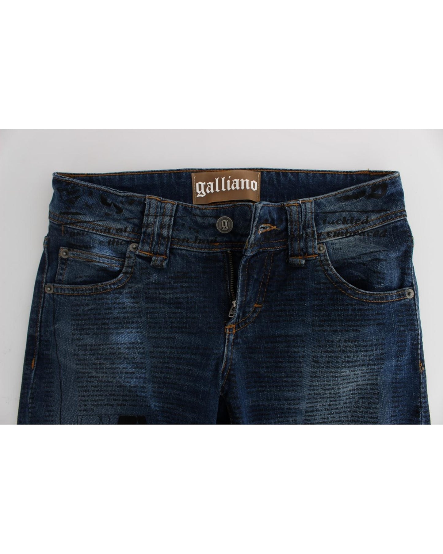 Brand New JOHN GALLIANO Slim Fit Bootcut Jeans W26 US Women