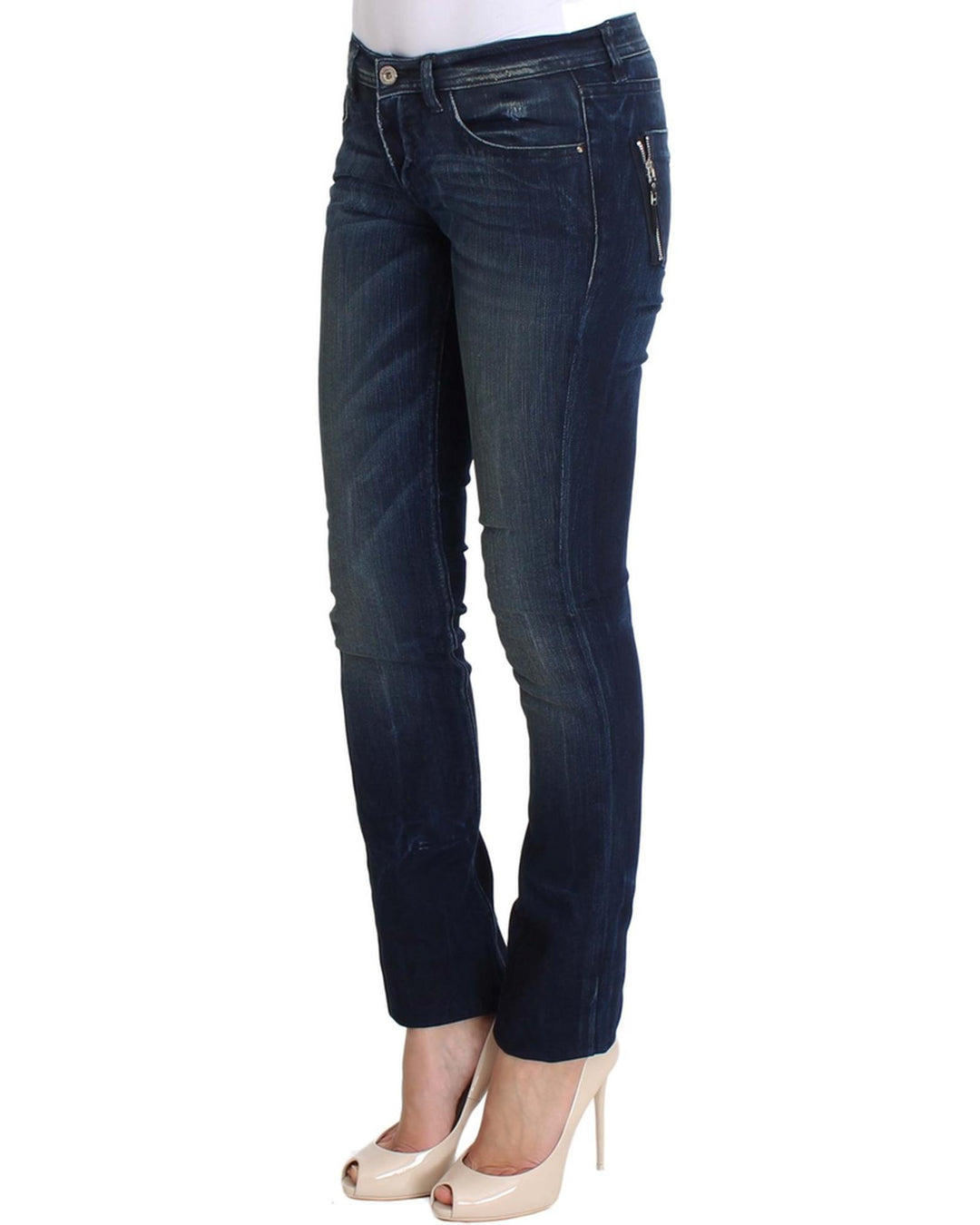 Brand New Costume National CNC Slim Fit Jeans with Logo Details W26 US Women