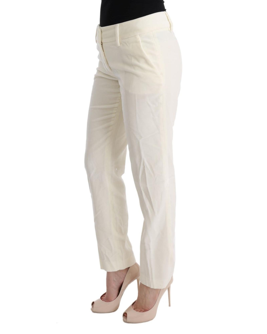 Brand New Ermanno Scervino Regular Fit Pants 44 IT Women