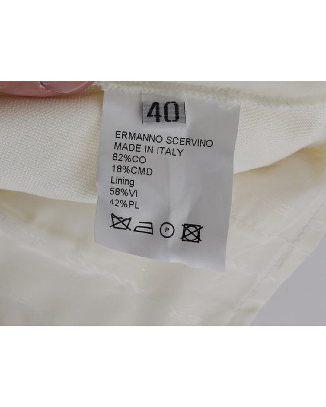 Brand New Ermanno Scervino Regular Fit Pants 44 IT Women