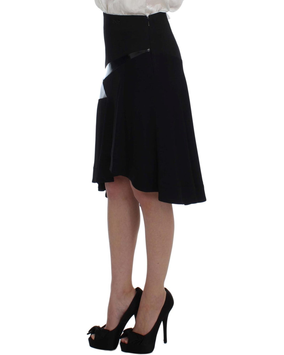 EXTE Two Piece Skirt Suit with Hook Closure and Logo Details 42 IT Women