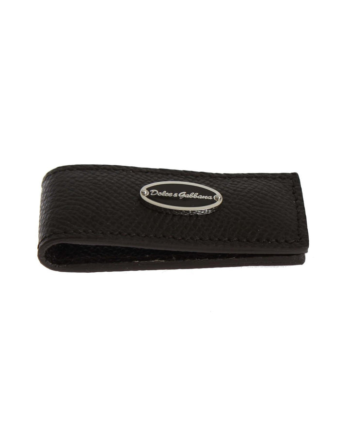 Dolce & Gabbana Leather Money Bar Clip One Size Men