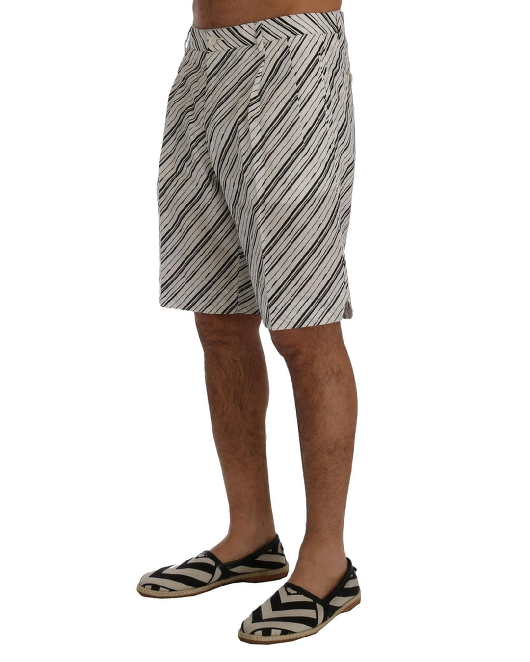 Striped Casual Shorts by Dolce & Gabbana 46 IT Men