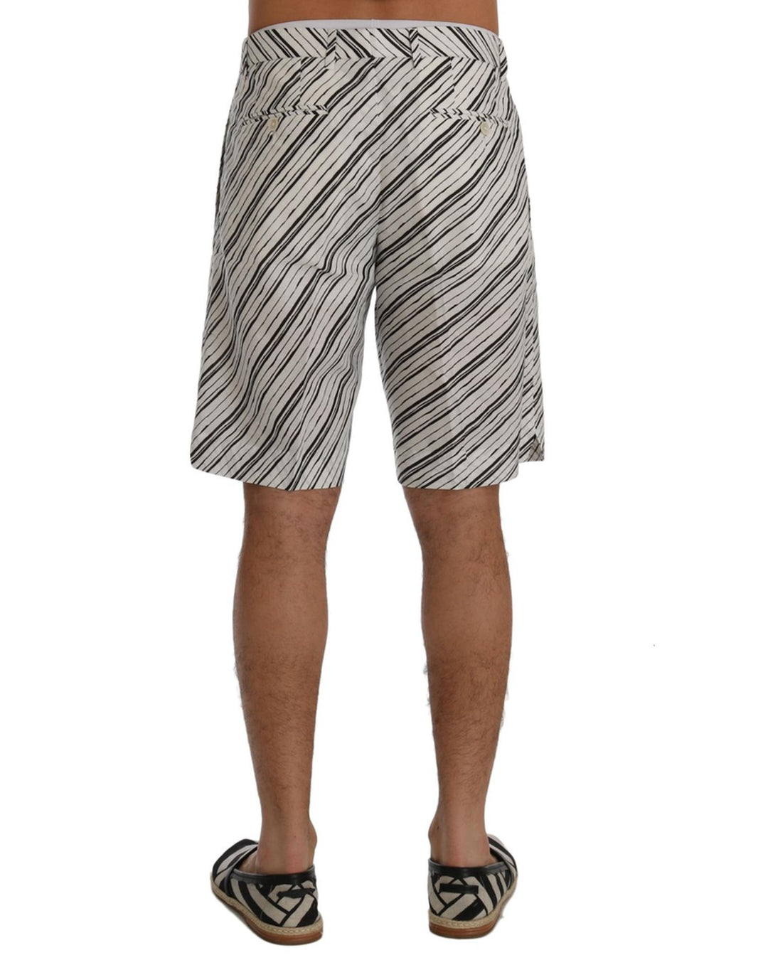 Striped Casual Shorts by Dolce & Gabbana 46 IT Men