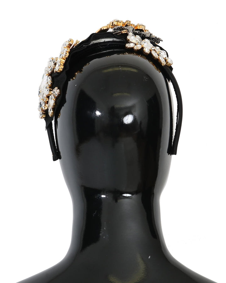 Dolce & Gabbana Crystal Diadem Headband One Size Women