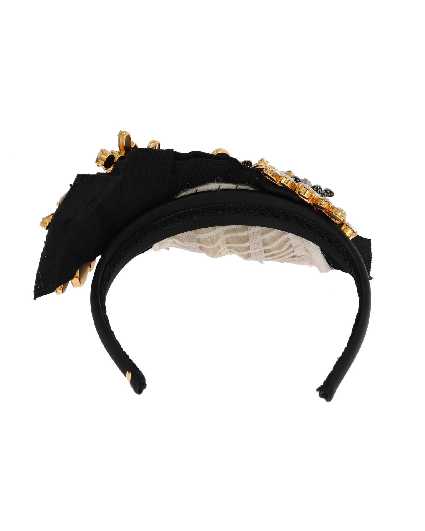 Dolce & Gabbana Crystal Diadem Headband One Size Women