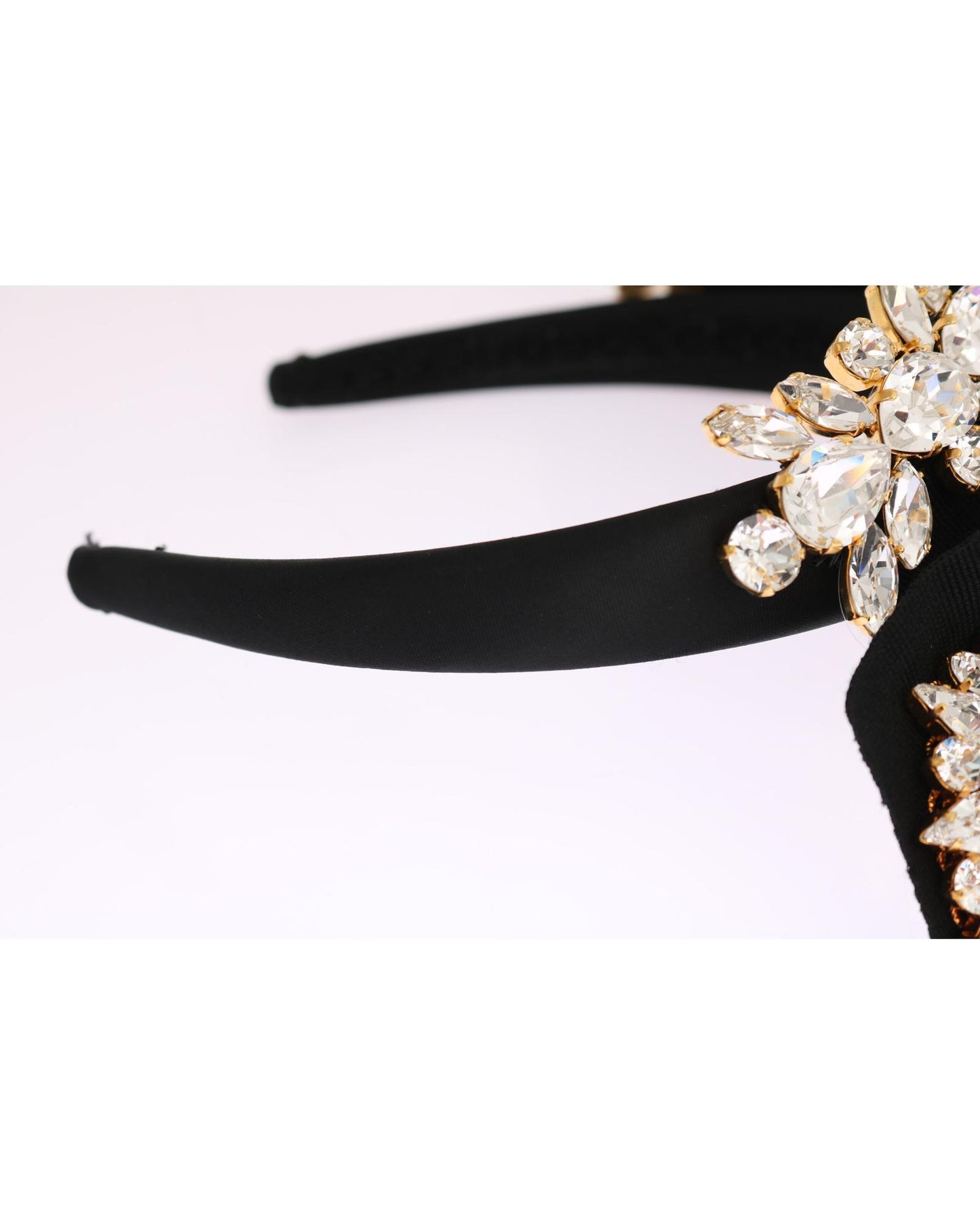 Dolce & Gabbana Crystal Diadem Headband One Size Women