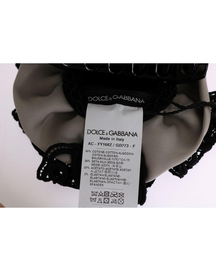 Floral Lace Hair Claw by Dolce & Gabbana One Size Women