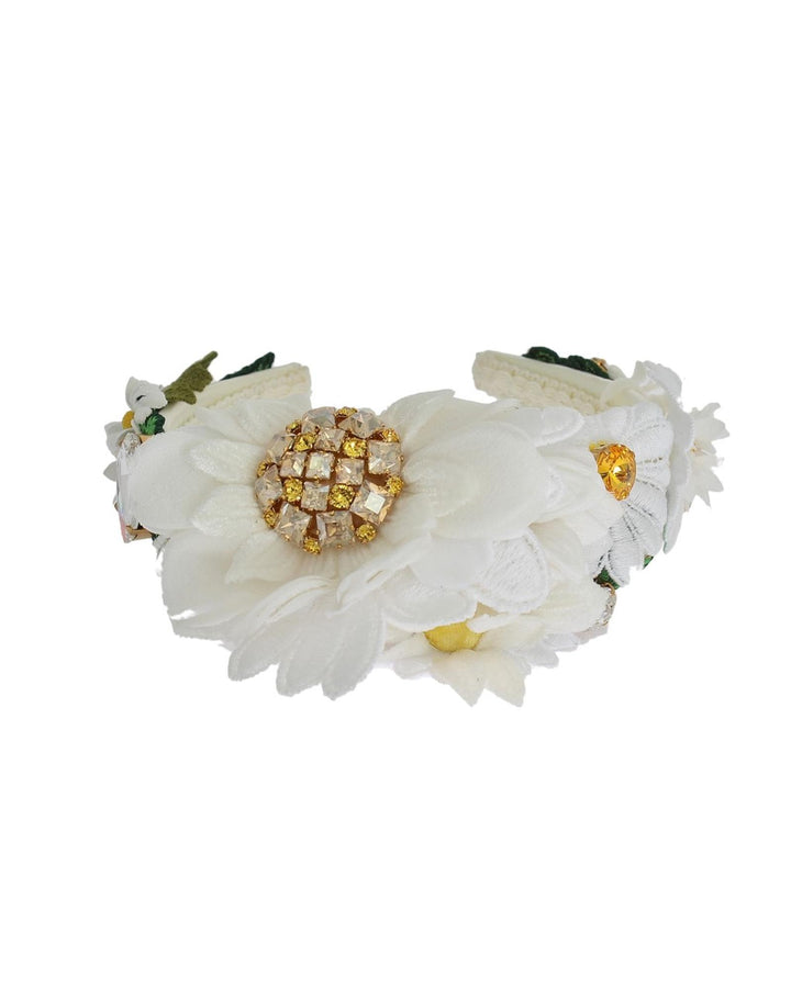 Stunning Dolce & Gabbana Margherite Crystal Headband One Size Women