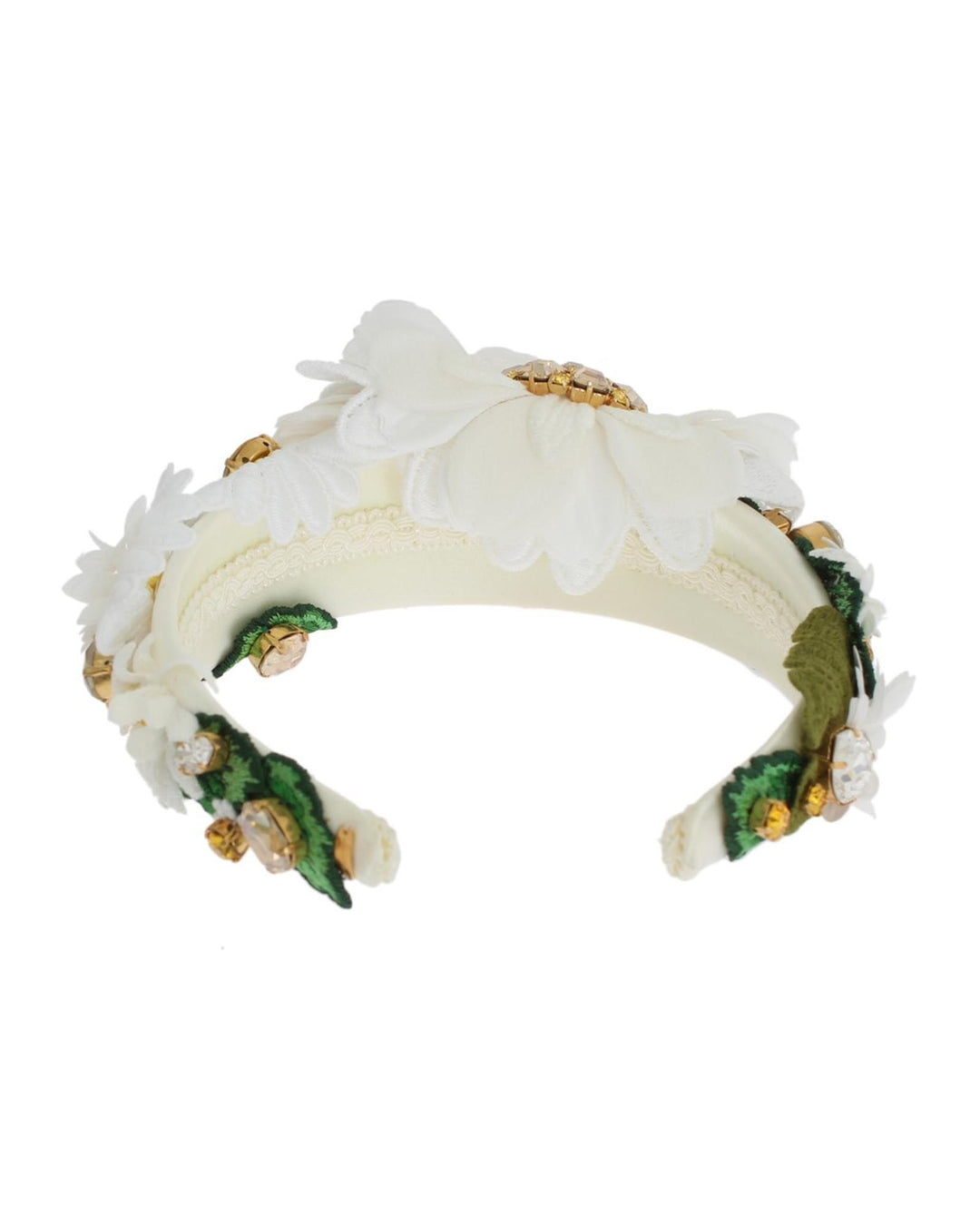 Stunning Dolce & Gabbana Margherite Crystal Headband One Size Women