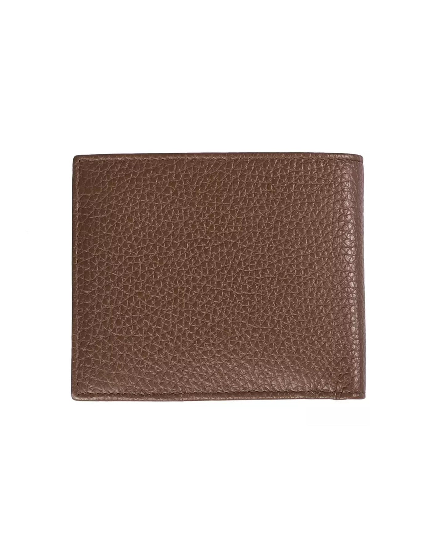 Tumbled Leather Mens Wallet with Coin Compartment and Card Holder One Size Men