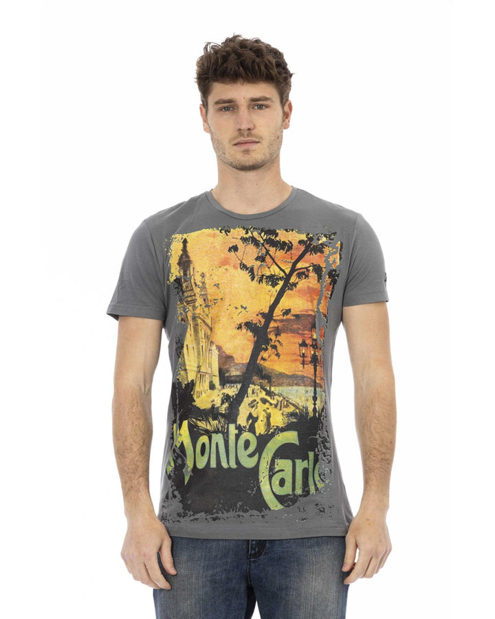 Short Sleeve T-shirt with Front Print L Men