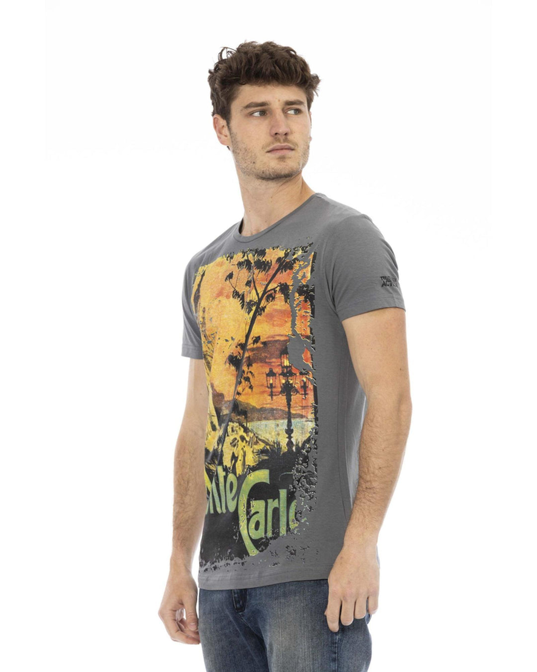 Short Sleeve T-shirt with Front Print L Men