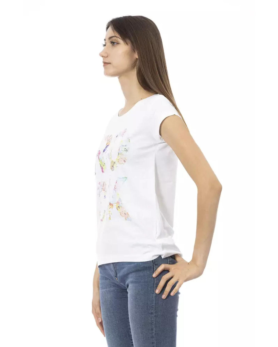 Printed Short Sleeve T-shirt M Women