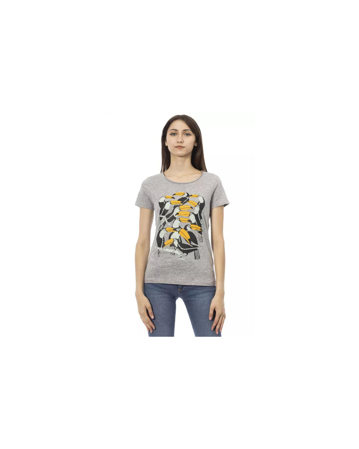 Short Sleeve T-shirt with Front Print XS Women