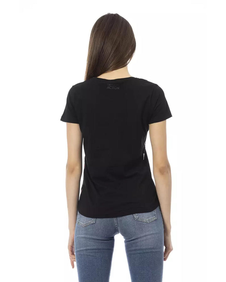 Short Sleeve T-shirt with Front Print S Women