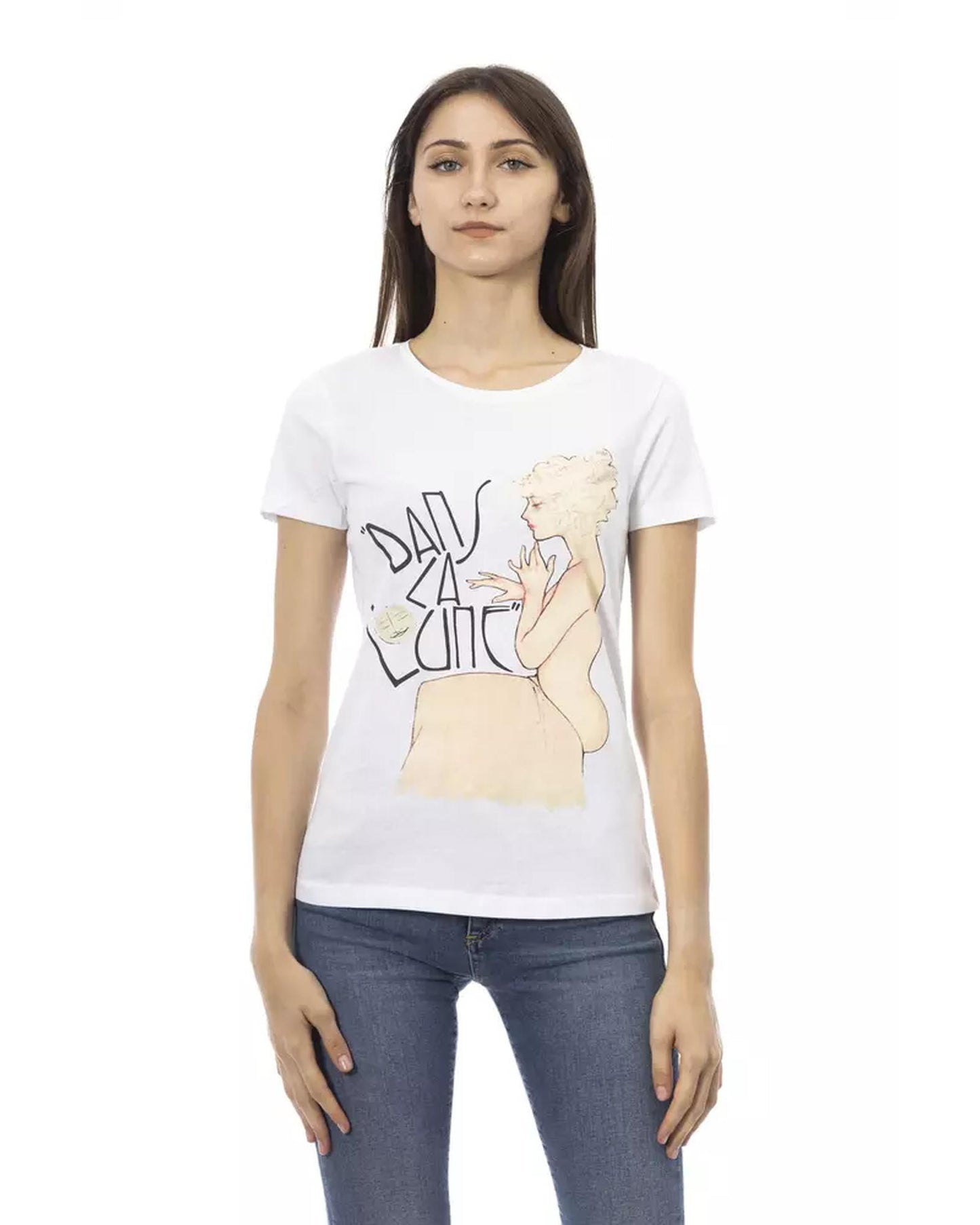 Graphic Print Short Sleeve T-Shirt 2XL Women