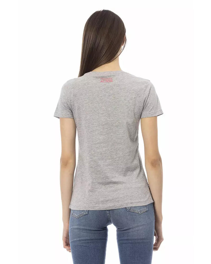 Short Sleeve T-shirt with Front Print M Women