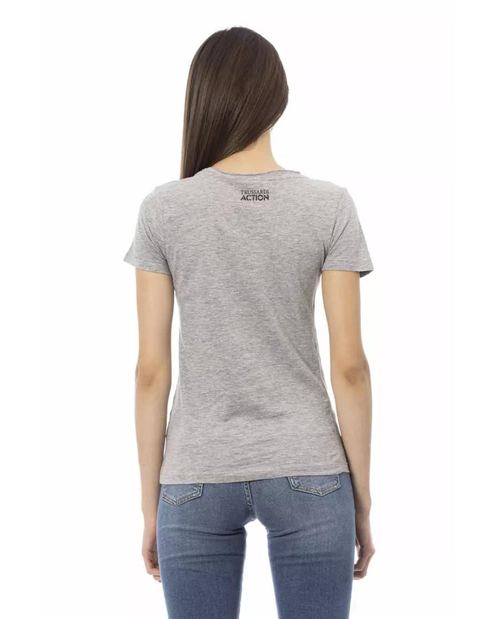 Short Sleeve T-shirt with Front Print M Women