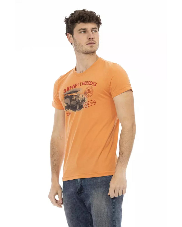 Short Sleeve T-shirt with Front Print XL Men