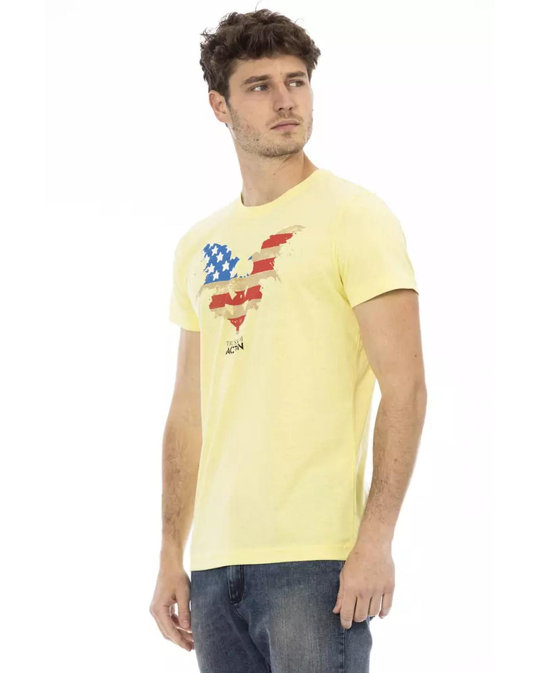 Short Sleeve T-shirt with Front Print L Men