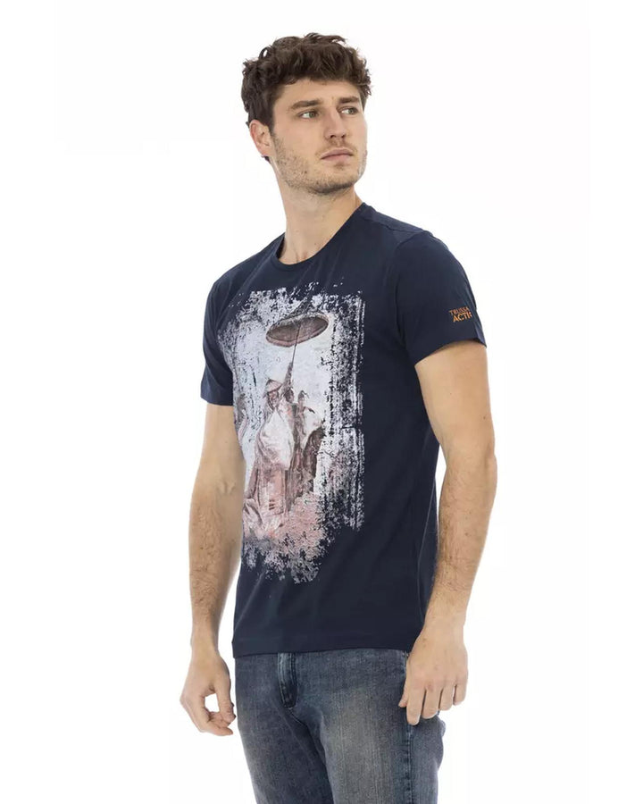 Short Sleeve T-shirt with Front Print L Men