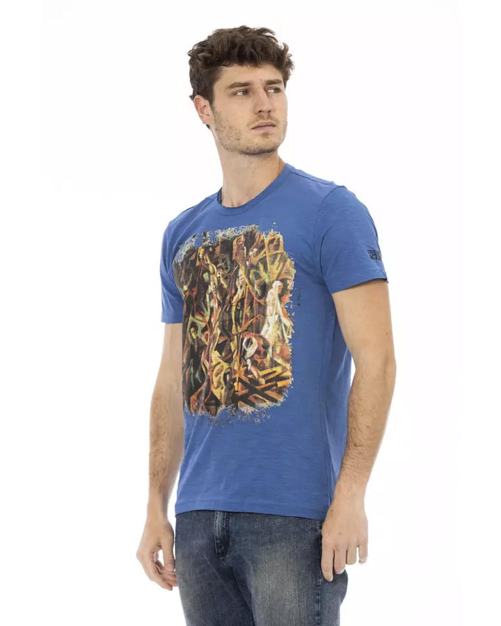 Short Sleeve T-shirt with Round Neck L Men