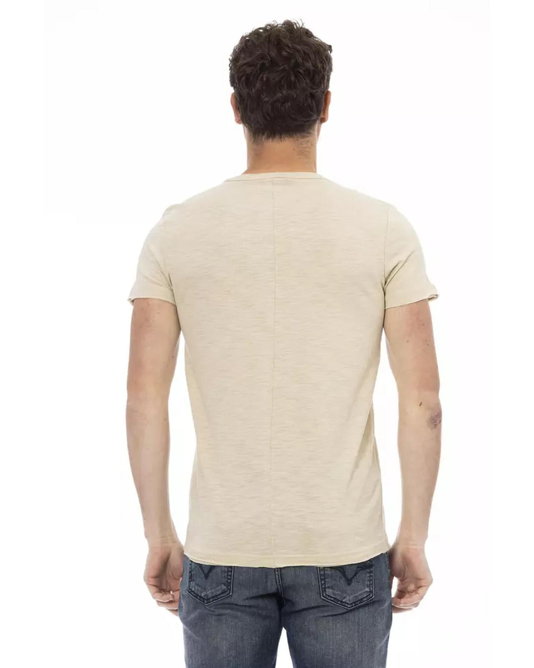 Short Sleeve T-shirt with Chest Pocket Print XL Men