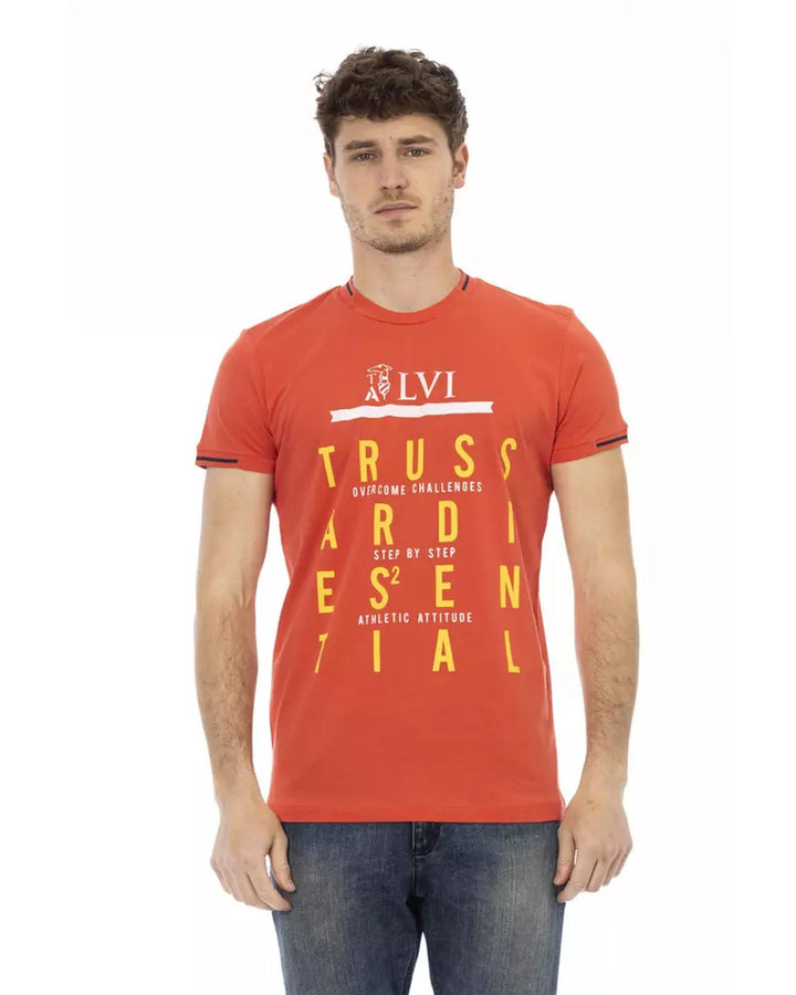 Short Sleeve T-shirt with Front Print XL Men