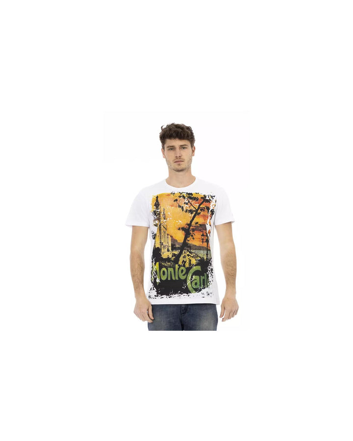 Short Sleeve T-shirt with Front Print M Men