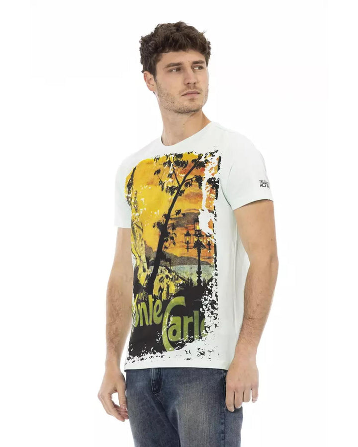 Short Sleeve T-shirt with Front Print S Men