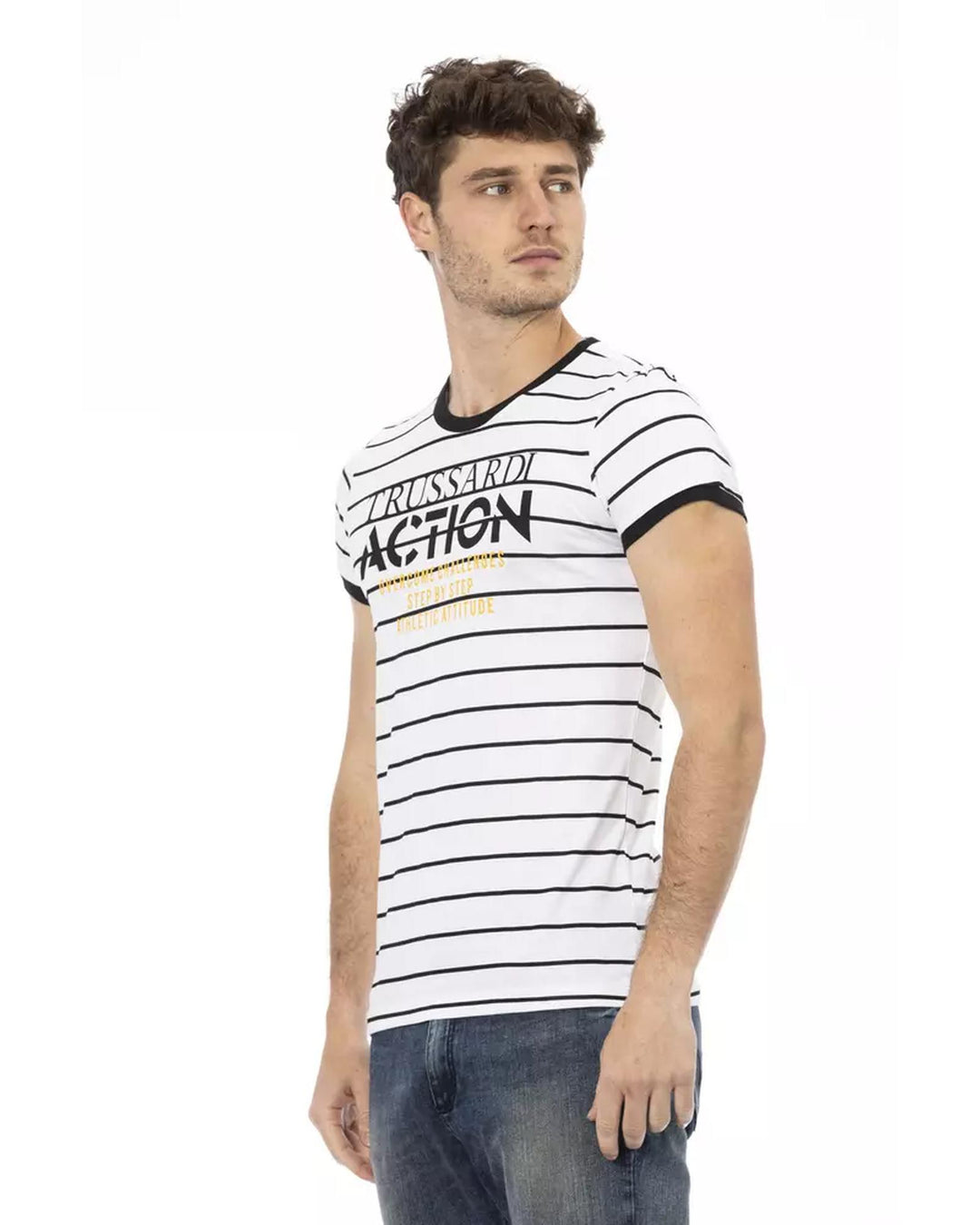 Short Sleeve T-shirt with Front Print L Men