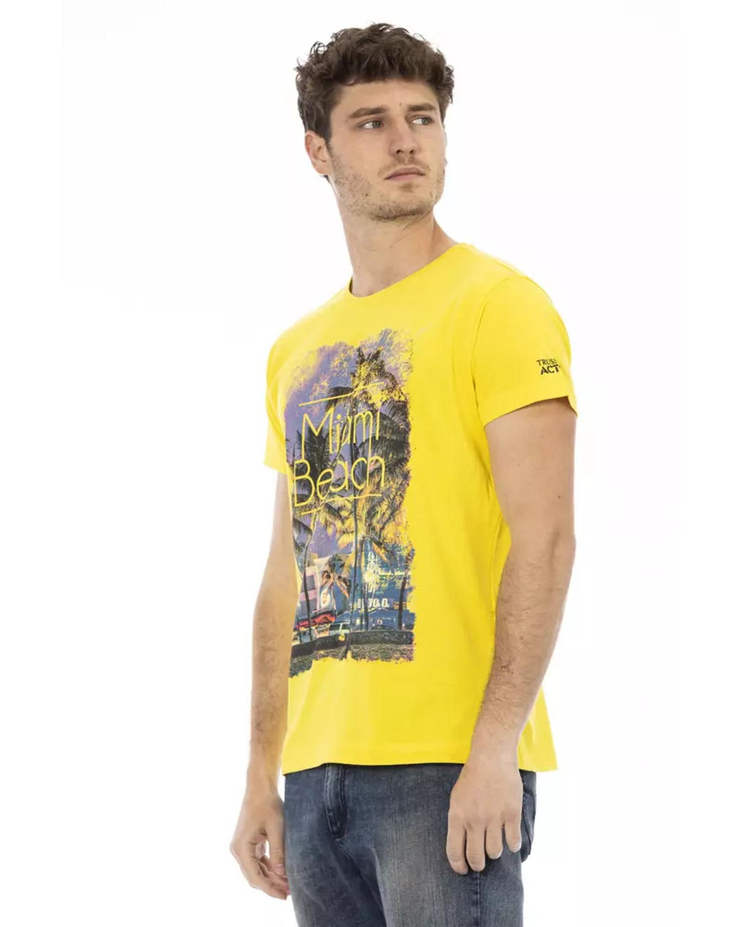 Short Sleeve T-shirt with Front Print L Men