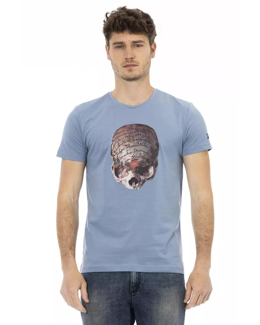 Short Sleeve T-shirt with Front Print L Men