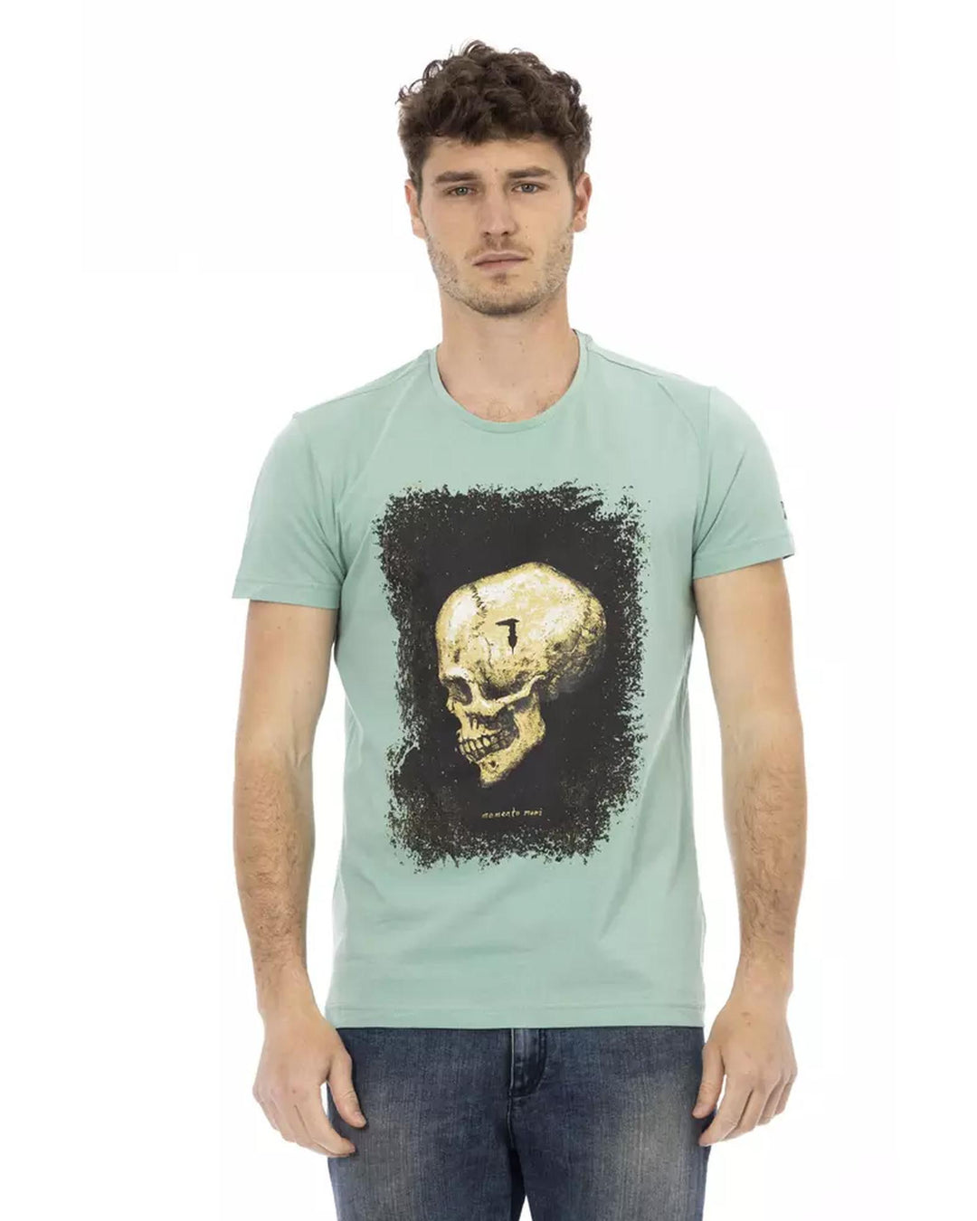 Graphic Print Short Sleeve T-shirt L Men