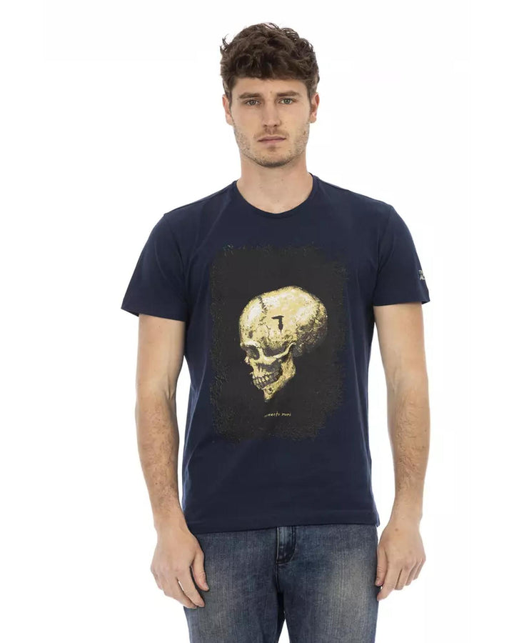 Short Sleeve T-shirt with Front Print S Men