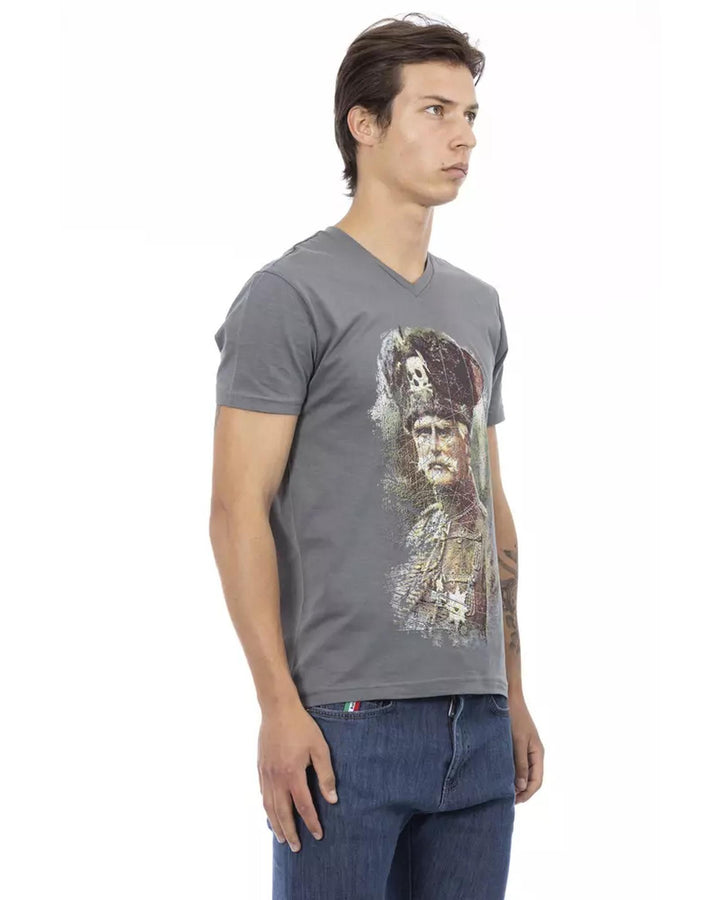 Short Sleeve T-shirt With V-neck M Men