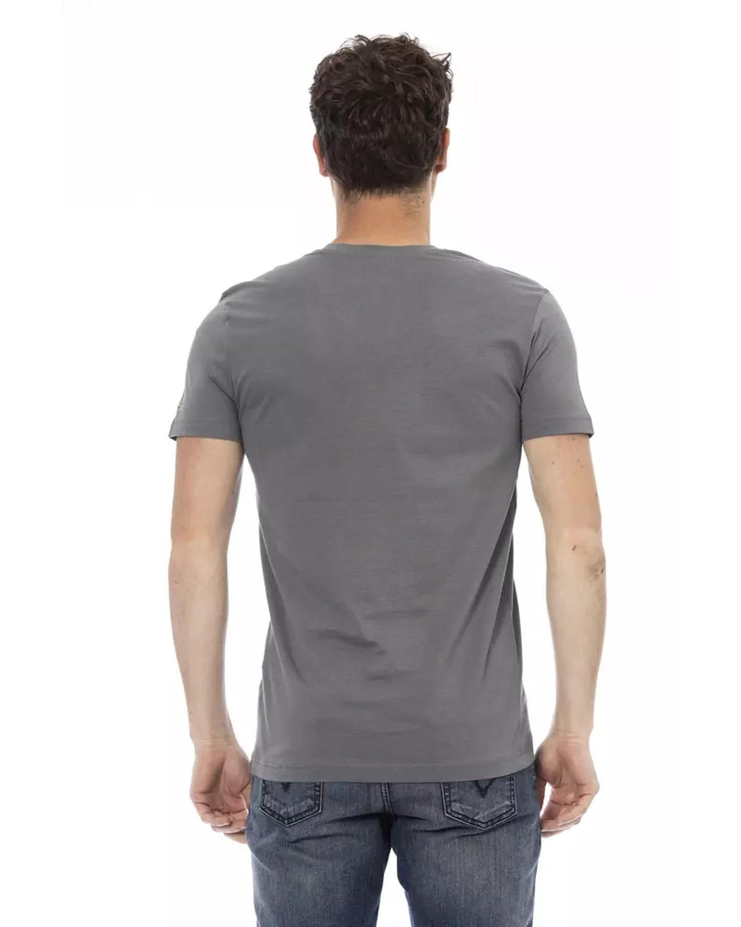 Short Sleeve T-shirt with V-neck M Men