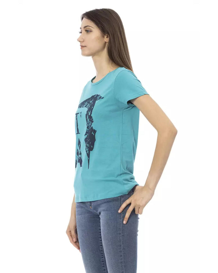 Short Sleeve T-shirt with Front Print M Women