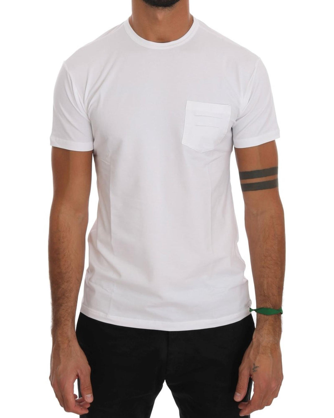 Stunning Logo Detail White T-Shirt by Daniele Alessandrini 2XL Men