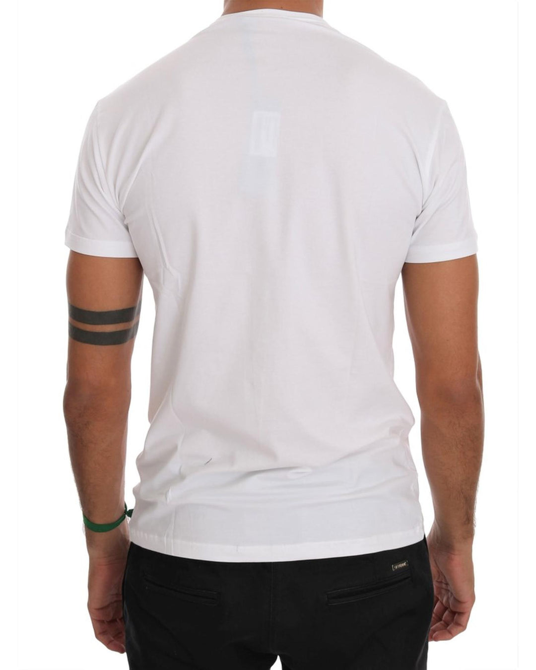 Stunning Logo Detail White T-Shirt by Daniele Alessandrini 2XL Men