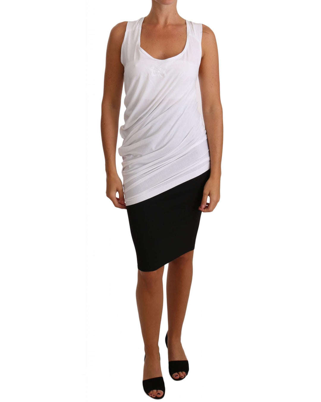 Tie Back Tank Top T-Shirt 46 IT Women