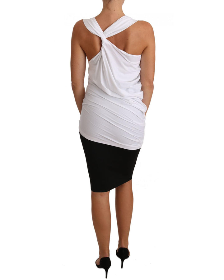 Tie Back Tank Top T-Shirt 46 IT Women