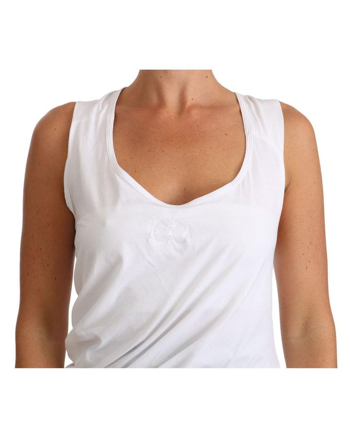 Tie Back Tank Top T-Shirt 46 IT Women