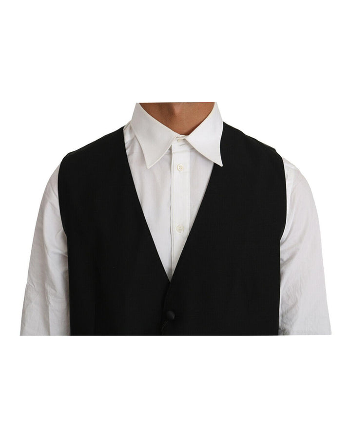 Formal Vest with Logo Details by Dolce & Gabbana 46 IT Men