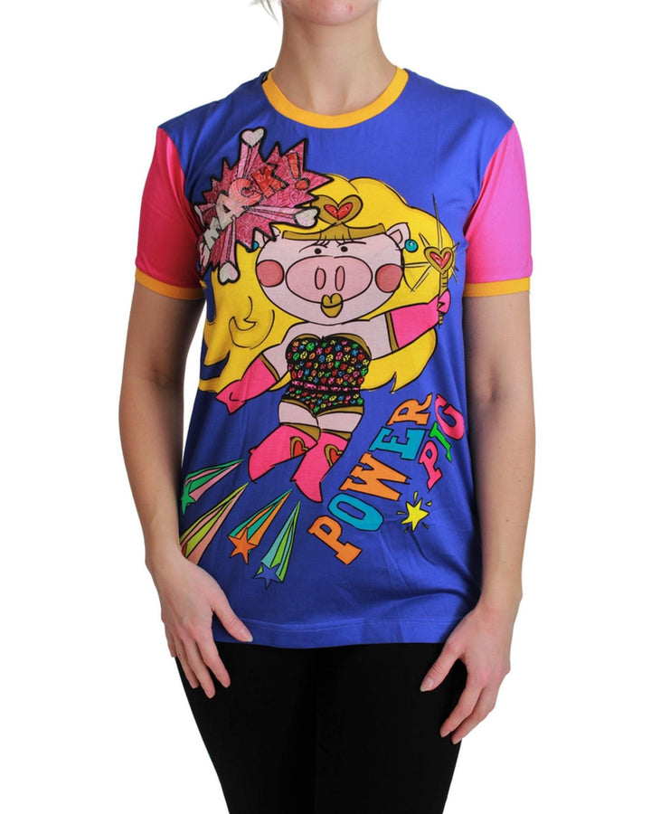 Dolce & Gabbana Year of the Pig 2019 Crewneck T-Shirt 44 IT Women