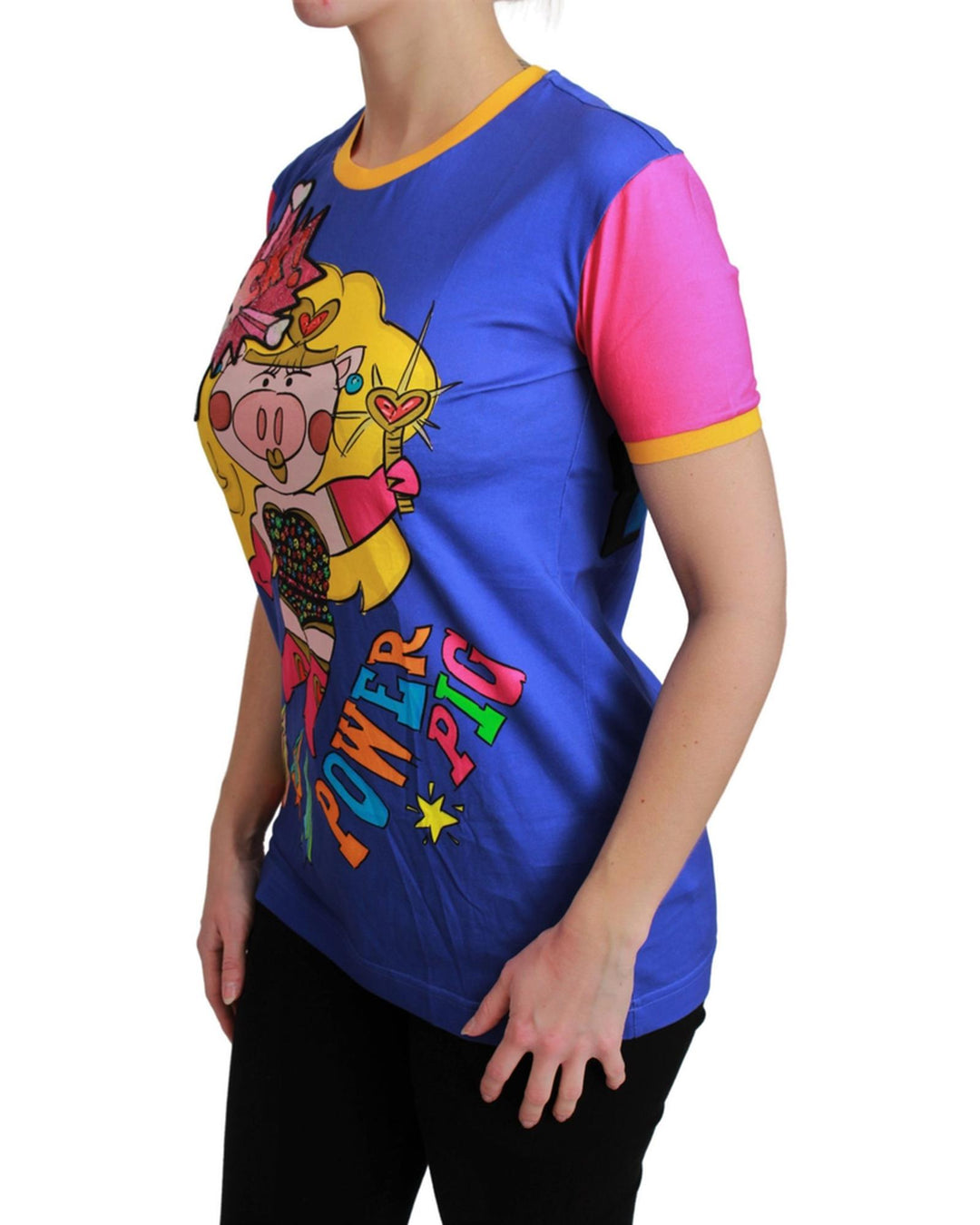 Dolce & Gabbana Year of the Pig 2019 Crewneck T-Shirt 44 IT Women