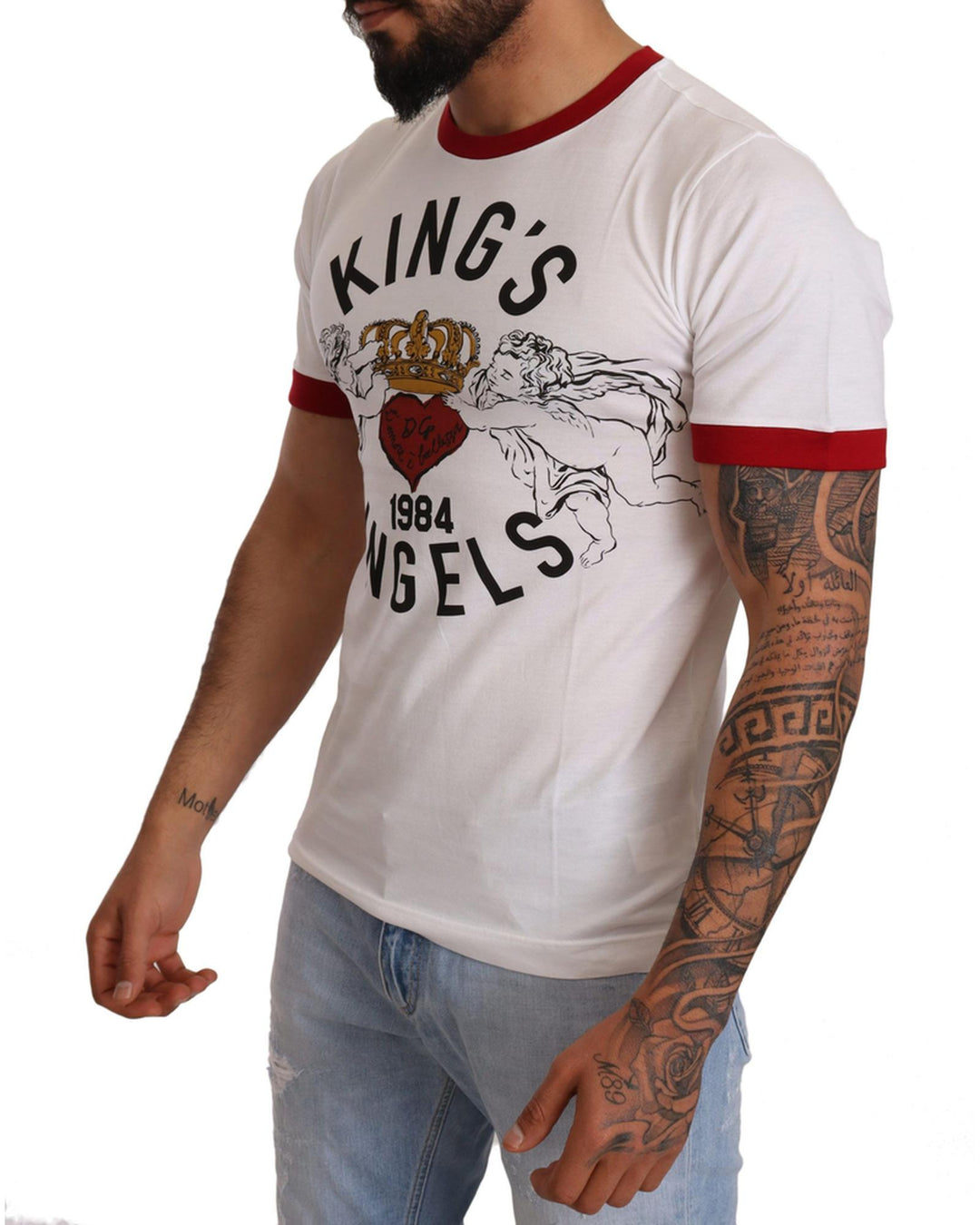 KINGS ANGELS T-shirt by Dolce & Gabbana 44 IT Men